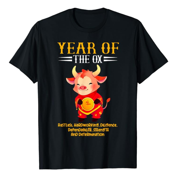 Chinese Zodiac Ox Sign T-Shirt