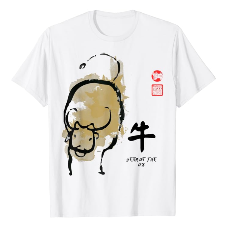 Chinese Zodiac Ox Sign T-Shirt