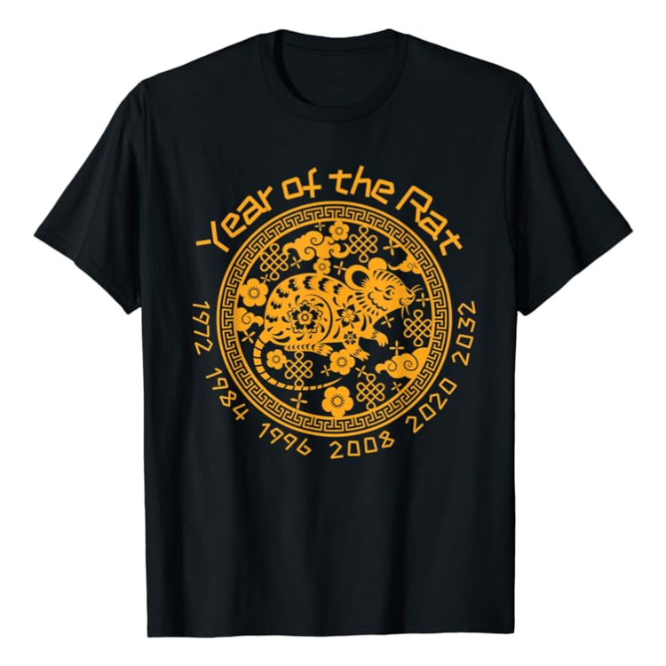 Chinese Zodiac Rat Sign T-Shirt