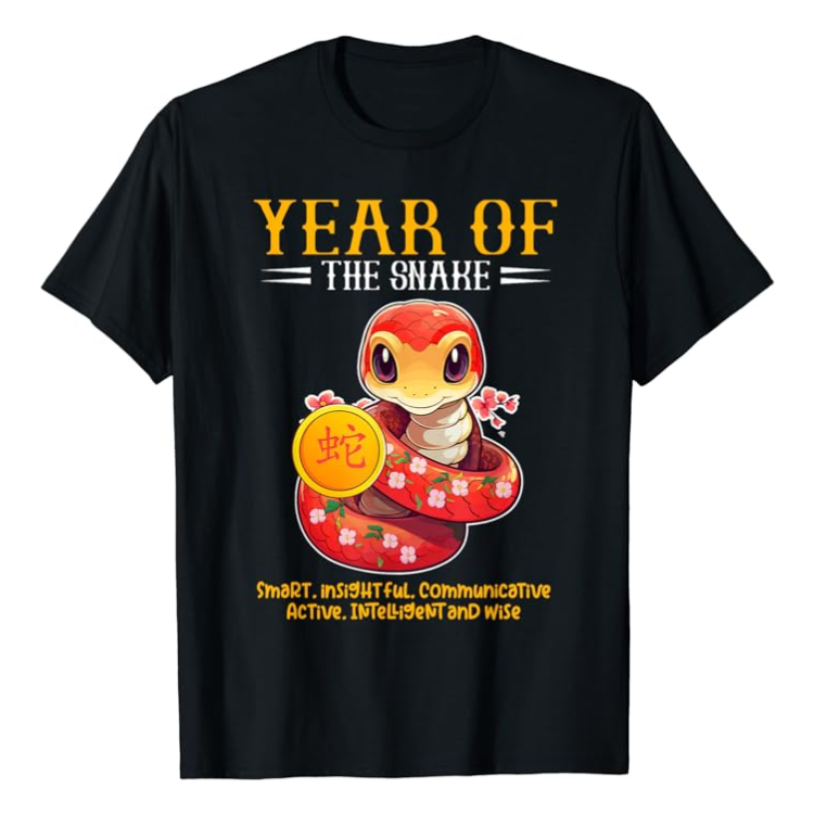 Chinese Zodiac Snake Sign T-Shirt